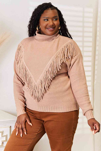 Farrah Fringe Sweater